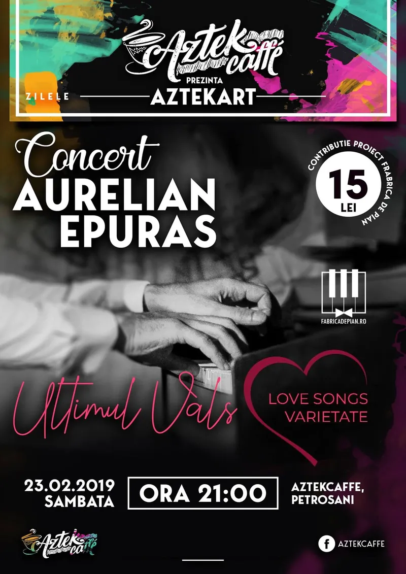 Afișul concertului Ultimul vals, 23 februarie 2019