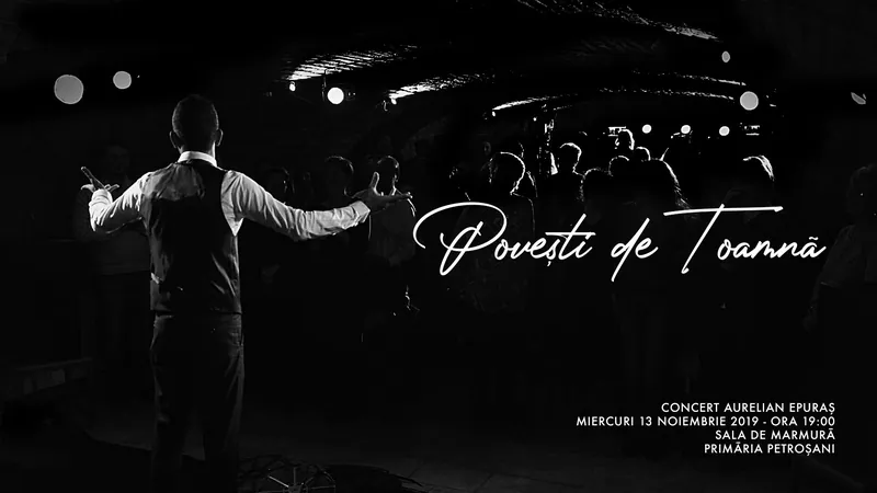 Afișul concertului Povești de toamnă, 13 noiembrie 2019